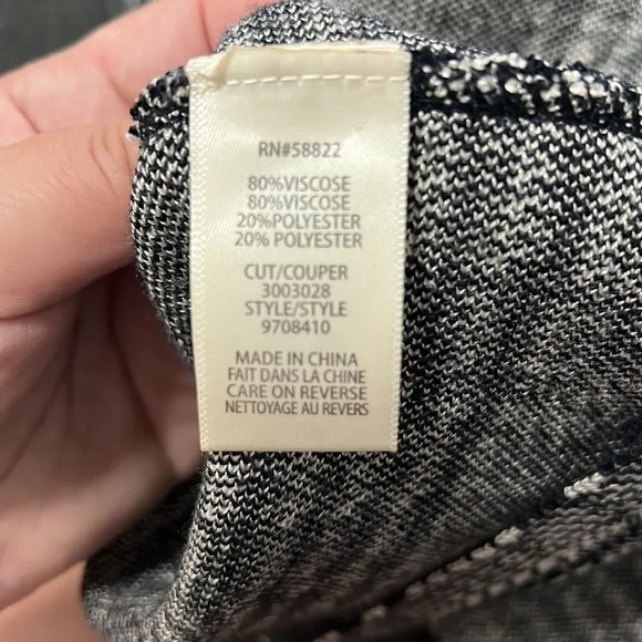 Max Studio Houndstooth Plaid sweater skirt black/bone size s/m - Picture 5 of 6